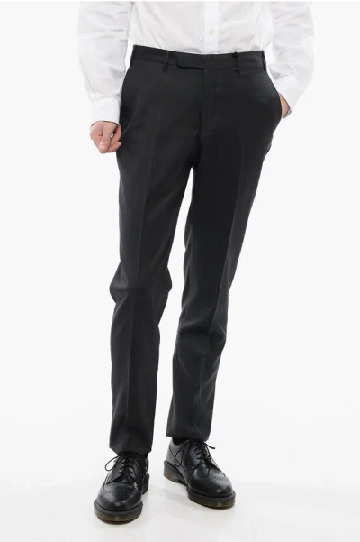Corneliani Trend Virgin Wool Pants In Black
