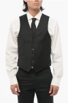 Corneliani Cc Collection Wool Refined 5 Buttons Vest