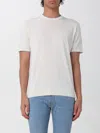 Corneliani Man T-shirt White Size 38 Cotton In White