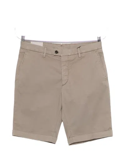 Corneliani Turned-hem Shorts In Neutral