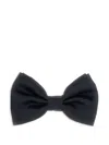 Corneliani Navy Blue Polyester Bow Tie In Blue