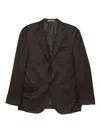 Corneliani Two-button Wool Suit In Brown