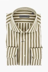 Corneliani Two-tone Awning Striped Shirt