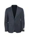 Corneliani Two-button Single-breasted Blazer In Blue