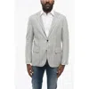 Corneliani Unlined Single Breasted-blazer With Stripe Motif