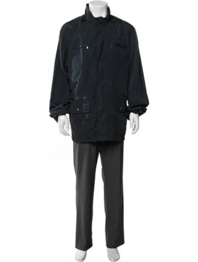 Pre-owned Corneliani Utility Jacket In Blue