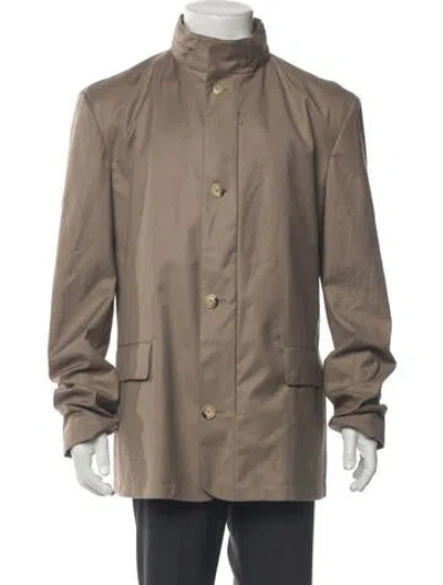 Pre-owned Corneliani Utility Jacket In Neutral