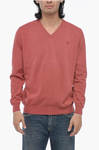 Corneliani V-neck Cotton Pullover