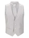 Corneliani V-neck Waistcoat In White