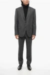 Corneliani Virgi Wool Suit With Herringbone Motif