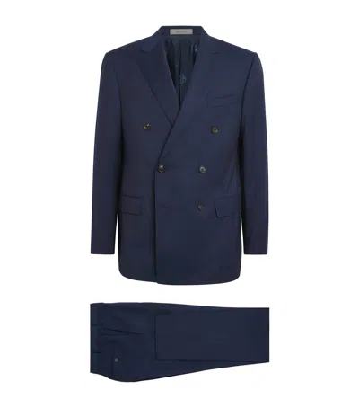 Corneliani Virgin Wool 2-piece Suit In Blue