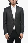 Corneliani Virgin Wool Academy Blazer With Flush Pockets