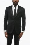 Corneliani Virgin Wool Academy Cerimonia Blazer With Peak Lapel