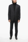 Corneliani Virgin Wool Academy Suit With Check Motif
