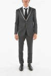 Corneliani Virgin Wool And Silk Cerim.academy 2-button Suit In Gray
