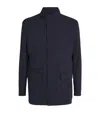 Corneliani Virgin Wool-blend Jacket In Blue