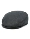 Corneliani Virgin-wool Cap In Grey