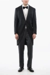Corneliani Virgin Wool Center Vent Peak Lapel Cerim.leader Ceremony Gro