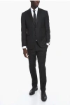 Corneliani Virgin-wool Ceremony Academy 3-piece Suit With Satin Peak La