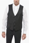 CORNELIANI VIRGIN WOOL CERIMONIA ACADEMY VEST