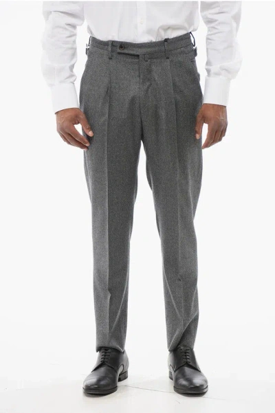 Corneliani Virgin Wool Circle Pants