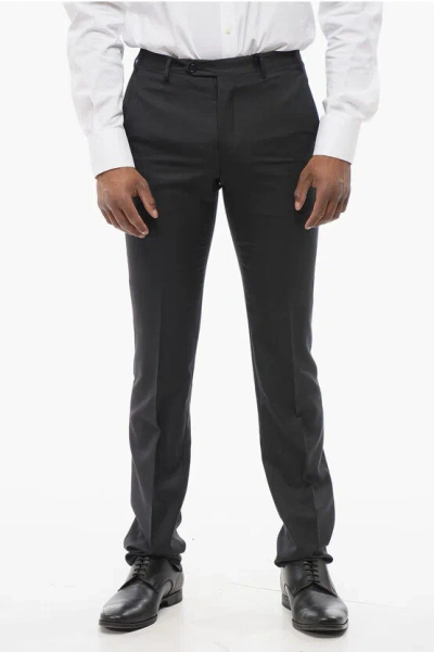 CORNELIANI VIRGIN WOOL LEADER PANTS