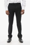 Corneliani Stretch Wool Academy Pants With Pin Check Motif