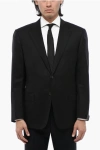 Corneliani Virgin Wool Mantua Blazer With Flap Pockets