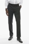 Corneliani Cc Collection Fil A Fil Wool Pants With Belt Loops