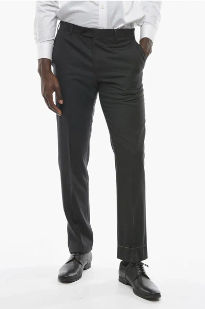 CORNELIANI VIRGIN WOOL MANTUA PANTS