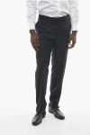 Corneliani Cc Collection Fil A Fil Wool Pants With Belt Loops