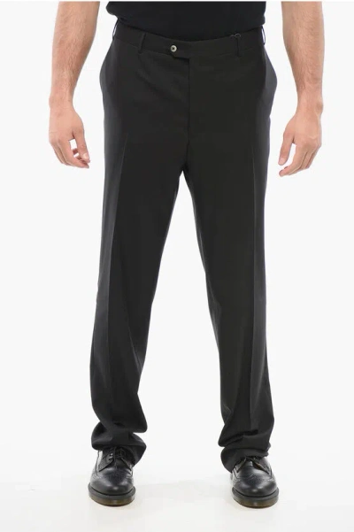 Corneliani Virgin Wool Mantua Pants With Belt Loops