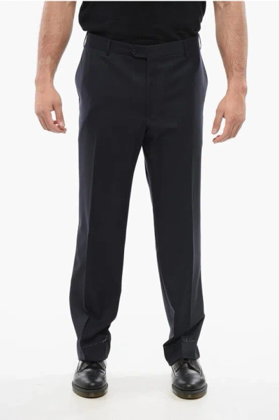 Corneliani Virgin Wool Mantua Pants With Belt Loops