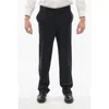 Corneliani Virgin Wool Mantua Pants With Hidden Closure