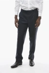 Corneliani Cc Collection Fil A Fil Wool Pants With Belt Loops