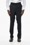 Corneliani Virgin Wool Pants With Four Pockets In Black
