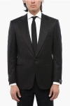 Corneliani Virgin Wool Peak Lapel Mantua 1-button Blazer