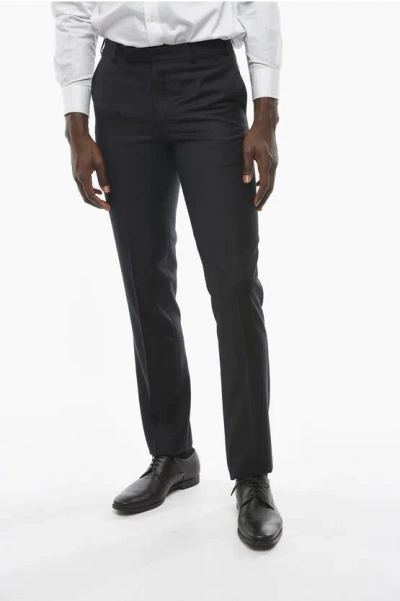 CORNELIANI VIRGIN WOOL PLEATED PANTS