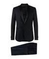 Corneliani Navy Blue Single-breasted Slim-cut Dinner Suit