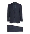 Corneliani Virgin Wool Stripe 2-piece Suit In Blue