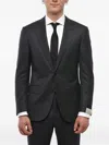 Corneliani Virgin Wool Suit In Black