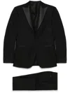 Corneliani Virgin Wool Suit In Black