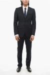 Corneliani Virgin Wool Suit With Breast Pocket