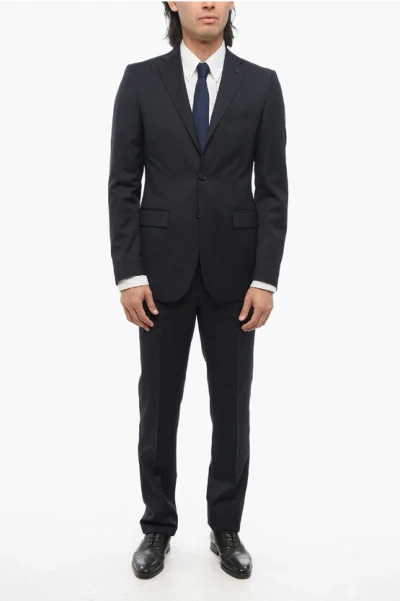 Corneliani Virgin Wool Suit With Breast Pocket