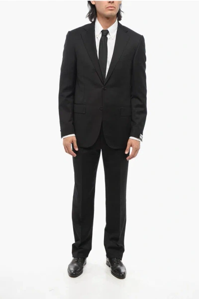 Corneliani Virgin Wool Suit With Flap Pocket