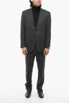 Corneliani Virgin Wool Suit With Micro Poins Motif