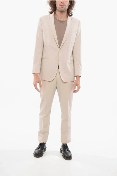 Corneliani Virgin Wool Suit With Peack Lapel