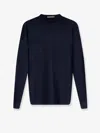Corneliani Virgin Wool Sweater In Blue
