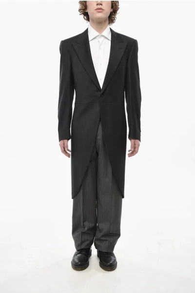 Corneliani Virgin-wool Tight Cerim.master With Single Reverse Vent In Pink