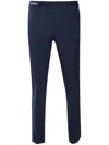 Corneliani Virgin Wool Trousers In Blue